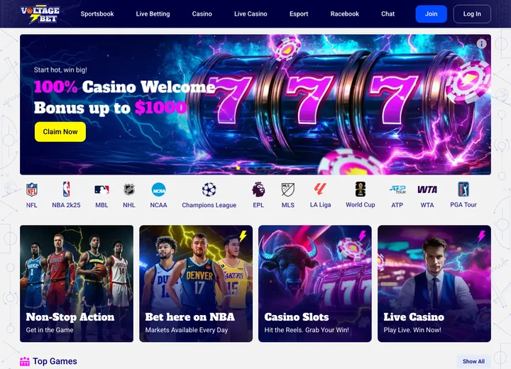 VoltageBet casino site